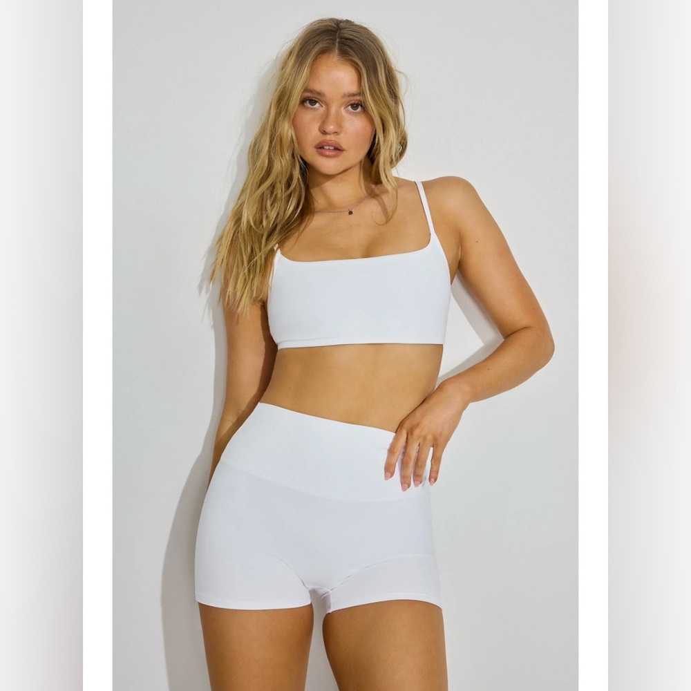 Garage White Athletic Shorts